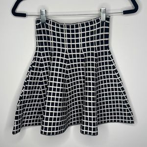 High waist mini skirt